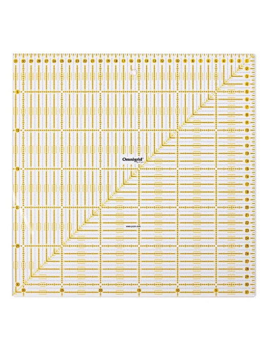 Omnigrid universele patchwork liniaal 31,5 x 31,5 cm