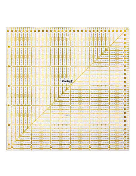 Omnigrid universele patchwork liniaal 31,5 x 31,5 cm