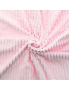 Minky ribfluweel - Roze