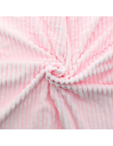 Minky ribfluweel - Roze