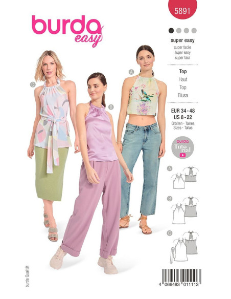 Top patroon - Burda 5891