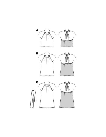Top patroon - Burda 5891