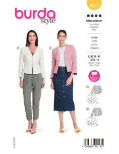 Jas patroon - Burda 5897