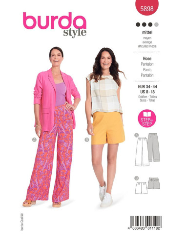 Broekpatroon - Burda 5898