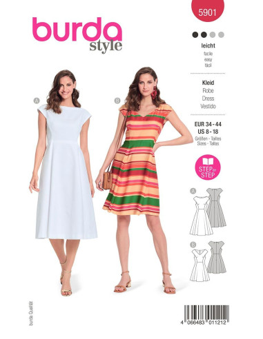 Jurkpatroon - Burda 5901