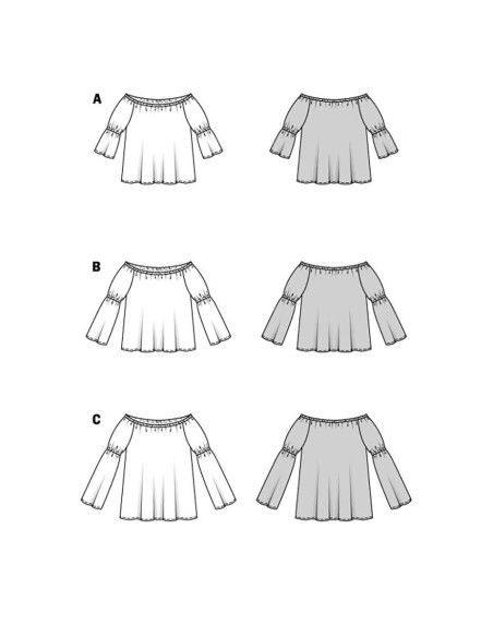 Blousepatroon - Burda 5904