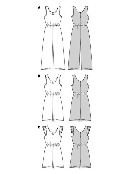 Patroon voor jumpsuit - Burda 5905