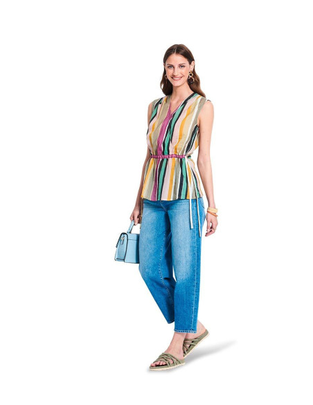 Patroon voor jumpsuit en blouse - Burda 5914