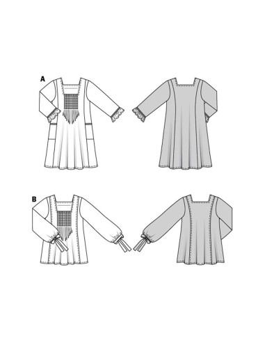 Jurk en tuniek patroon - Burda 5917