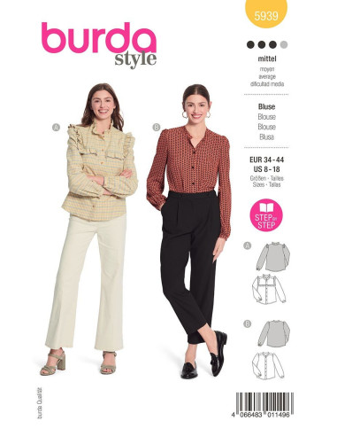 Blousepatroon - Burda 5939