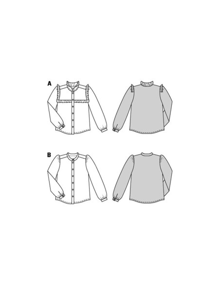 Blousepatroon - Burda 5939