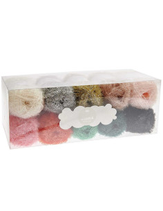 Set van 10 bollen haakgaren Creative Bubble - Good Luck