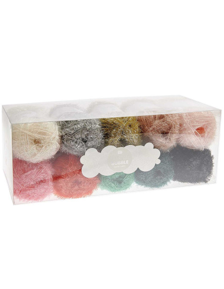 Set van 10 bollen haakgaren Creative Bubble - Good Luck