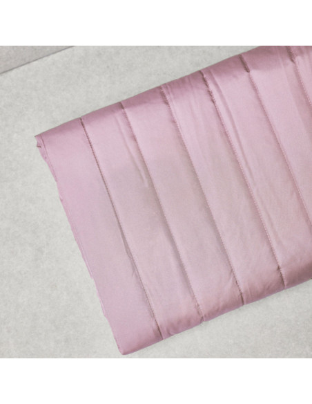 Waterafstotende gewatteerde stof Strip - Lila