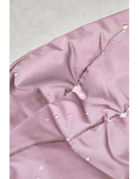 Waterafstotende gewatteerde stof Strip - Lila