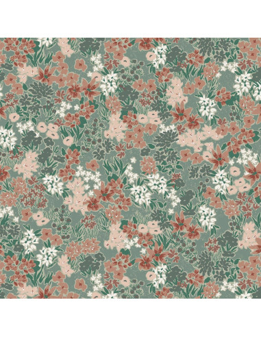 Viscose crêpe stof Prairie Laurier - La Maison Naïve