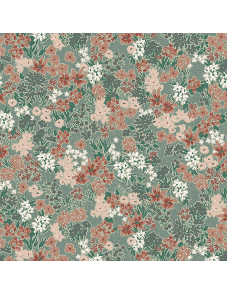 Viscose crêpe stof Prairie Laurier - La Maison Naïve