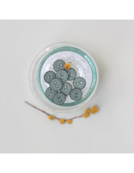 Twee-gats knoop 10 mm - Laurier