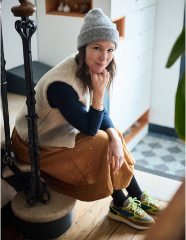 Patroon van een Berger gilet of vest - Atelier Scämmit