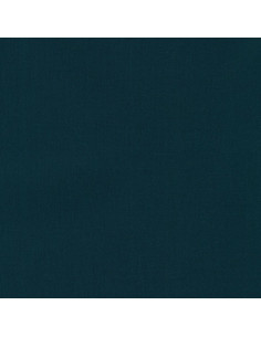 Effen katoenen stof patchwork Kona - Navy