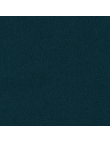 Effen katoenen stof patchwork Kona - Navy