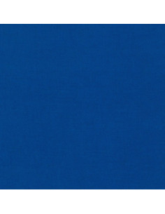 Effen katoenen stof patchwork Kona - Royal