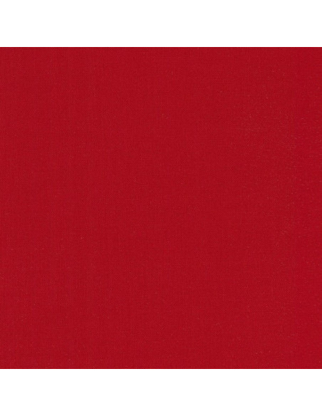 Effen katoenen stof patchwork Kona - Rich Red