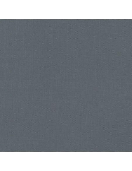 Effen katoenen stof patchwork Kona - Steel