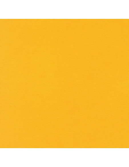 Effen katoenen stof patchwork Kona - Corn Yellow