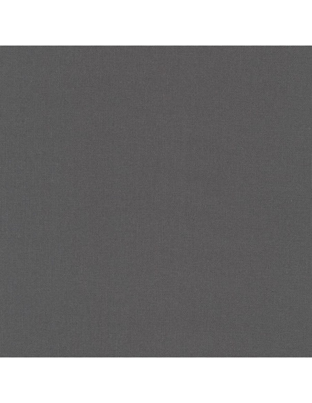 Effen katoenen stof patchwork Kona - Coal