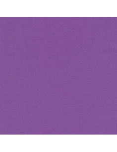 Effen katoenen stof patchwork Kona - Crocus