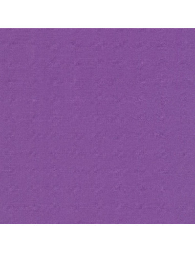 Effen katoenen stof patchwork Kona - Crocus