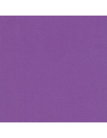 Effen katoenen stof patchwork Kona - Crocus