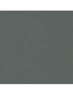 Effen katoenen stof patchwork Kona - Grafiet