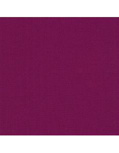 Effen katoenen stof patchwork Kona - Berry