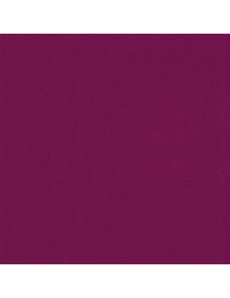 Effen katoenen stof patchwork Kona - Berry
