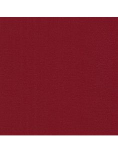 Effen katoenen stof patchwork Kona - Crimson