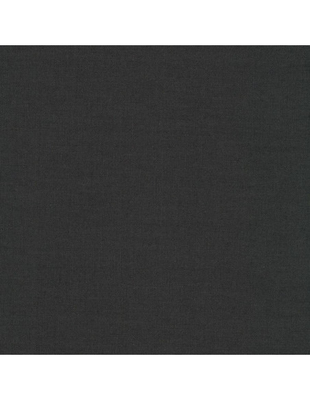 Kona effen katoenen patchworkstof - Charcoal