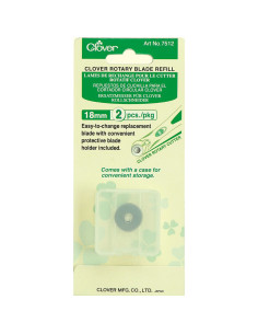 2 vervangmessen voor Clover snijmes - 18 mm