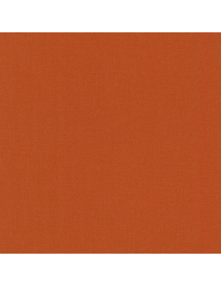 Effen katoenen stof patchwork Kona - Spice