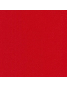 Effen katoenen stof patchwork Kona - Chinese Rood