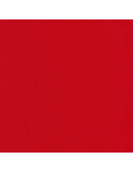 Effen katoenen stof patchwork Kona - Chinese Rood