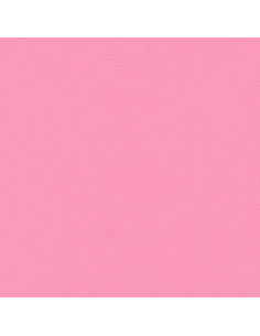 Effen katoenen stof patchwork Kona - Carnation