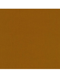 Kona effen katoenen stof patchwork - Roasted Pecan