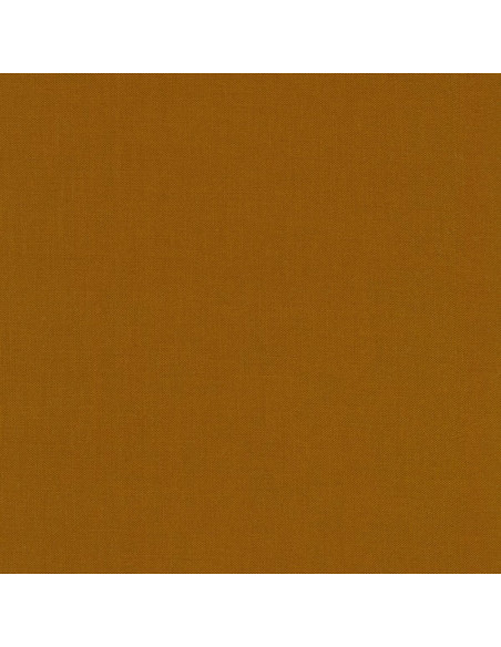 Kona effen katoenen stof patchwork - Roasted Pecan