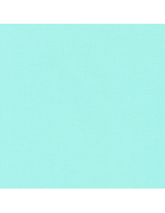 Effen katoenen stof patchwork Kona - Aqua