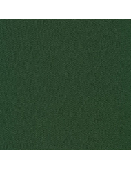 Effen katoenen stof patchwork Kona - Hunter Green