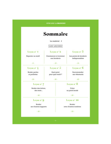 Boek leren borduren in 10 lessen