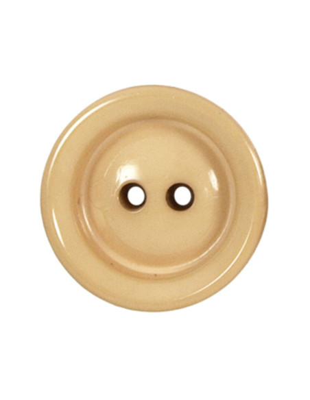 Buis van 3 houten knopen met 2 gaten - 22 mm