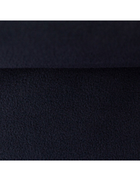 Deluxe microfleece stof - Marineblauw